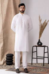 White Ban Trouser Suit