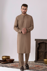 Mud Textured Designer Trouser Suit