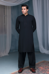 Embroided Black Designer shalwar Kameez