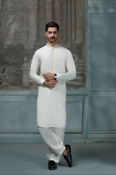 The Nawab Edit Designer Suit - Off White