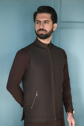 Zivest Chocolate Brown WaistCoat