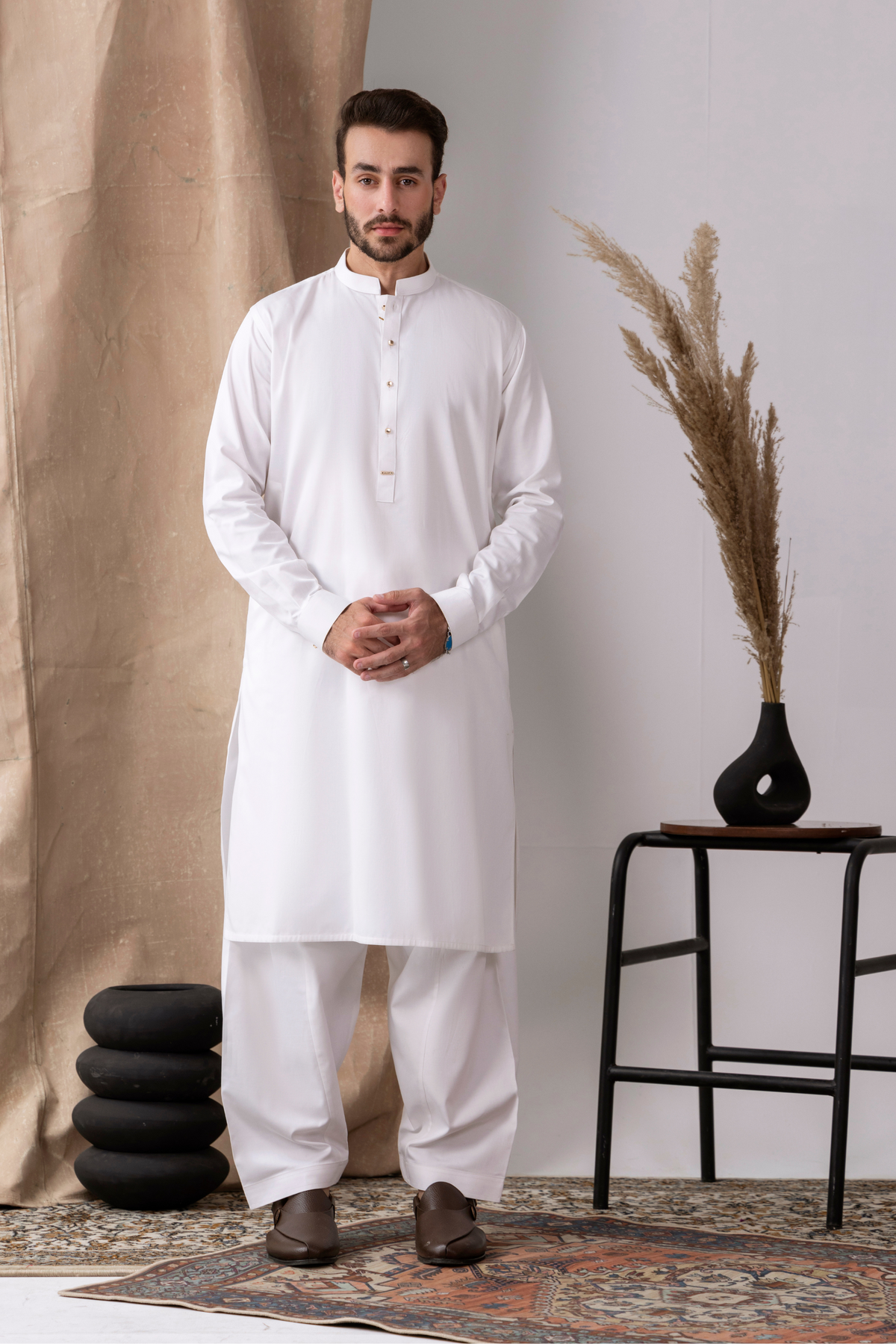 White Ban Kameez Shalwar