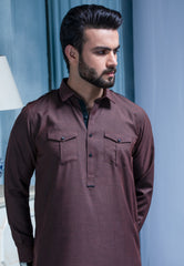 Maroon Dual Flap Designer Suit