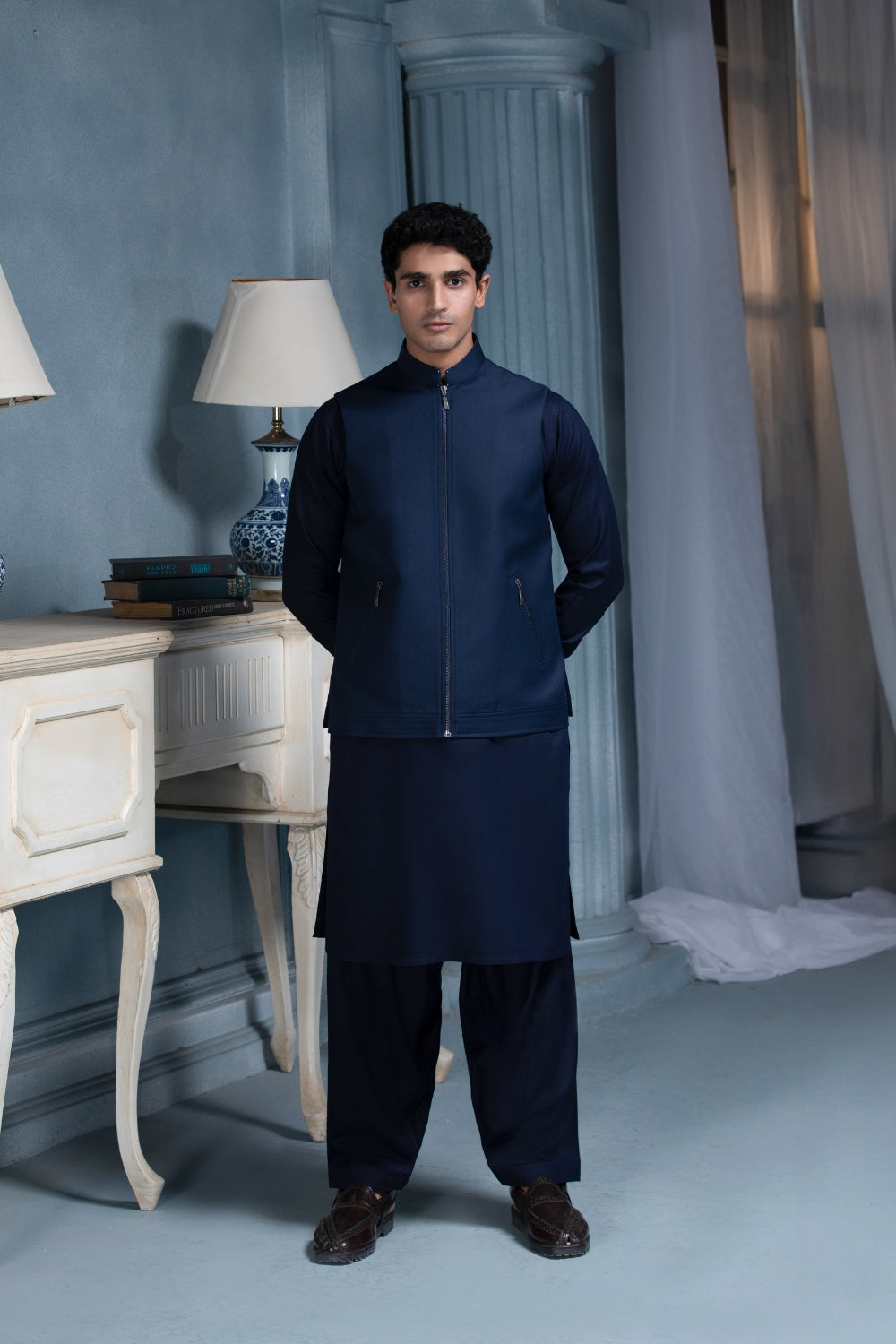 Zivest Navy Blue waistcoat