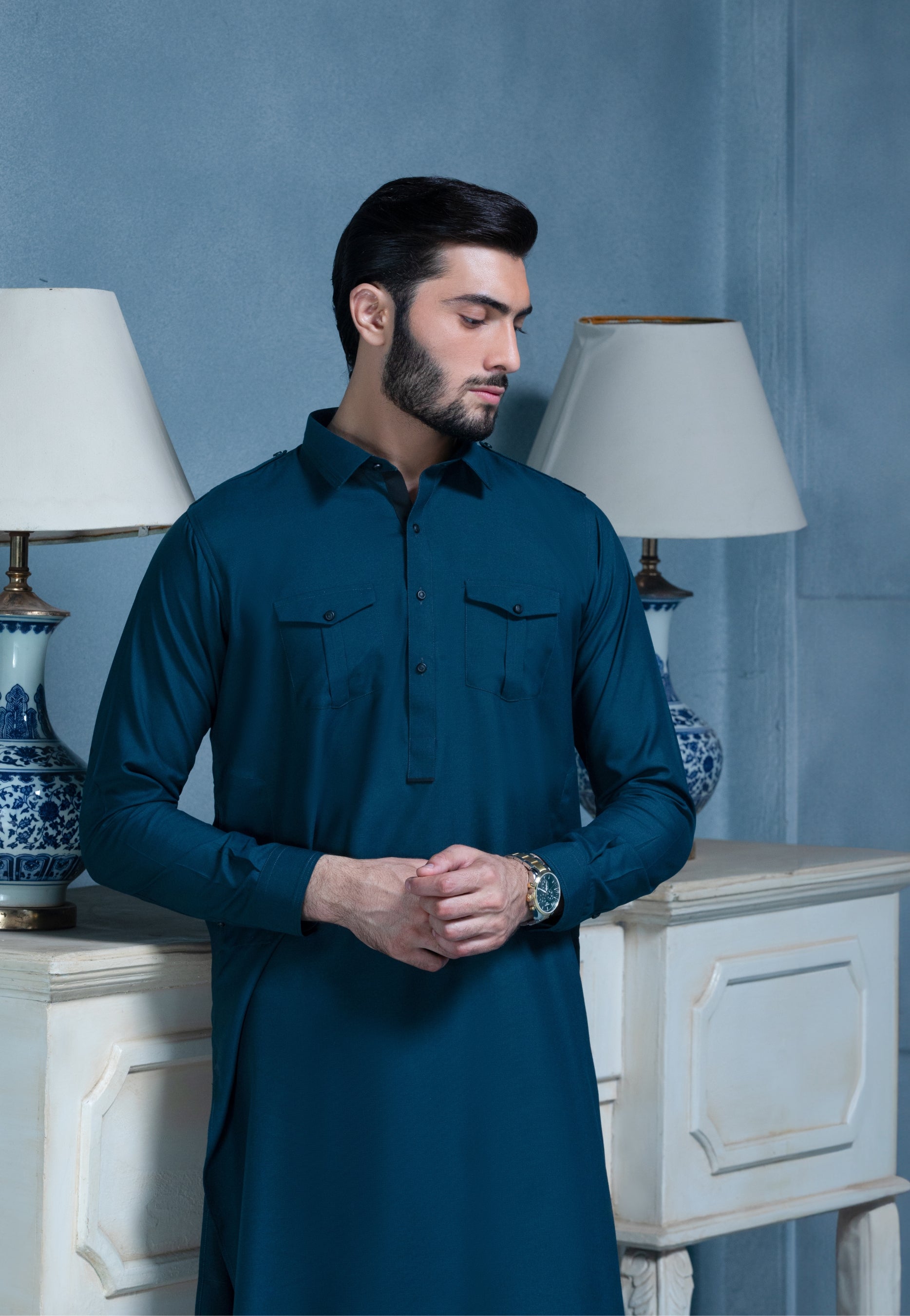 Zinc Dual Flap Designer Suit