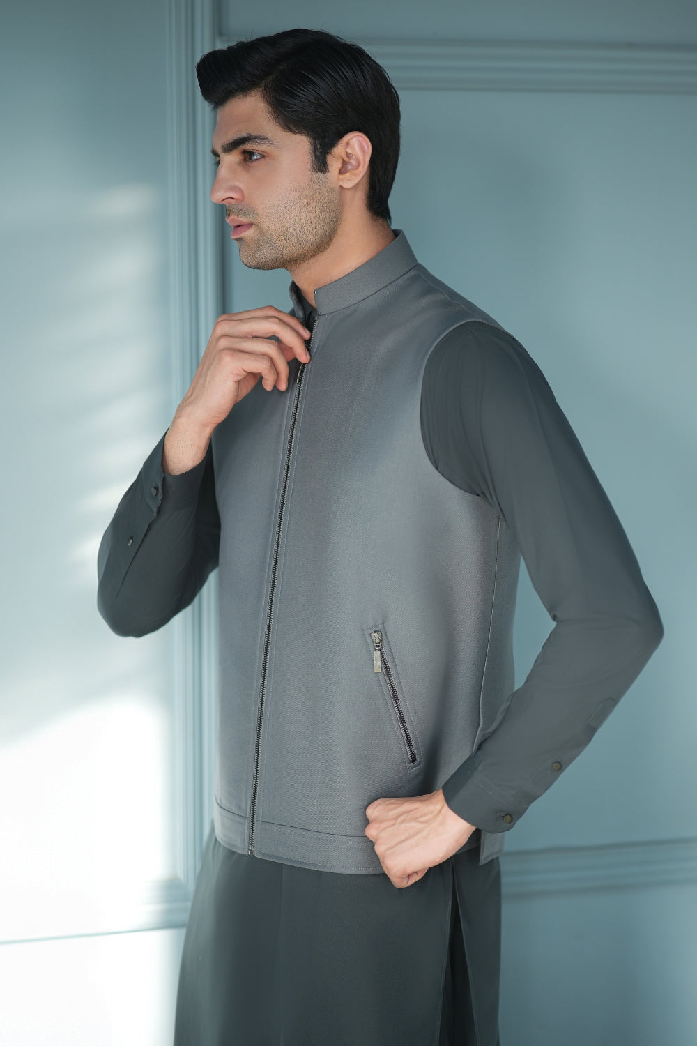 Zivest Steel Grey WaistCoat