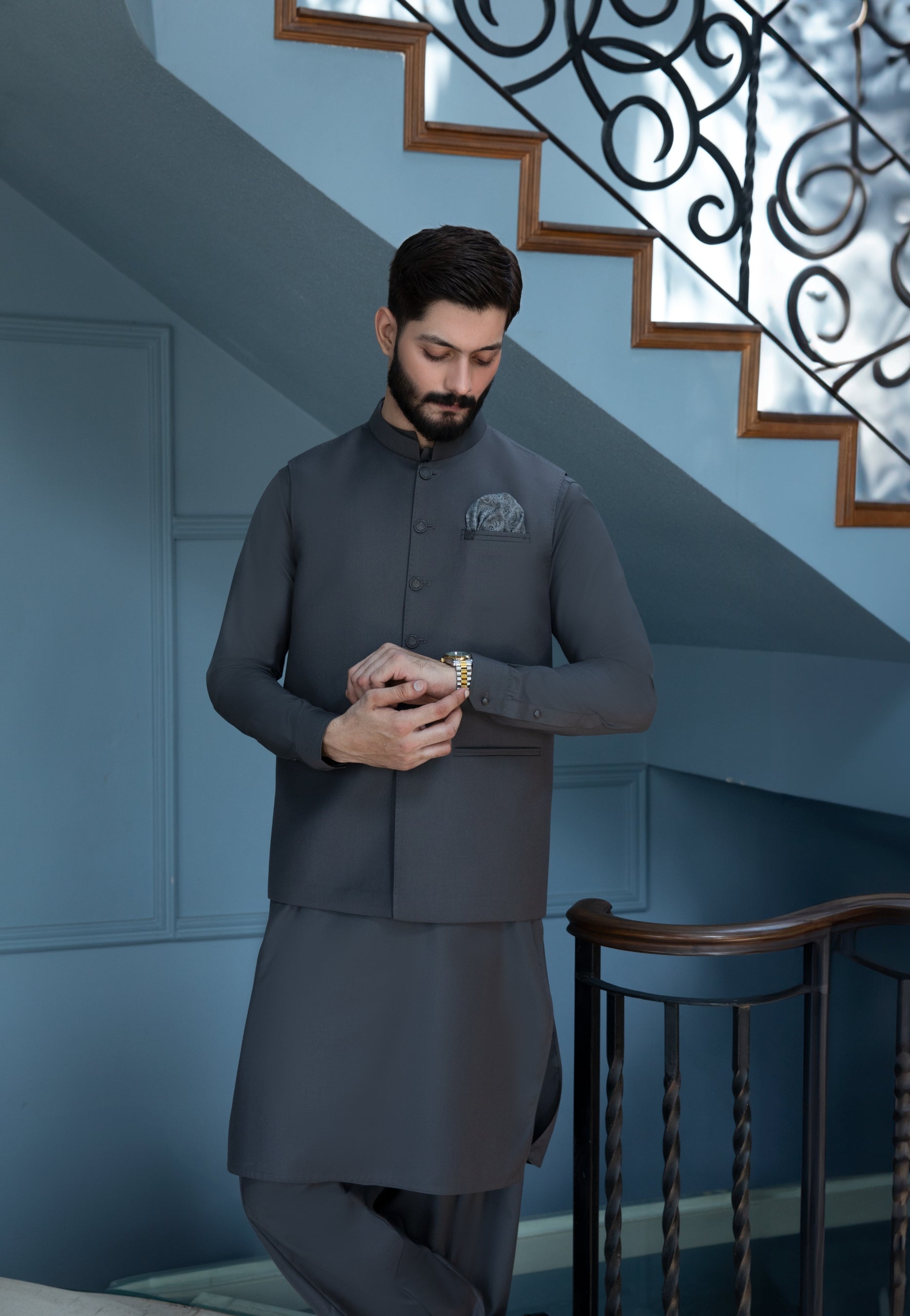 Charcoal Minister Suit