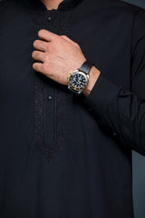 Embroided Black Designer shalwar Kameez