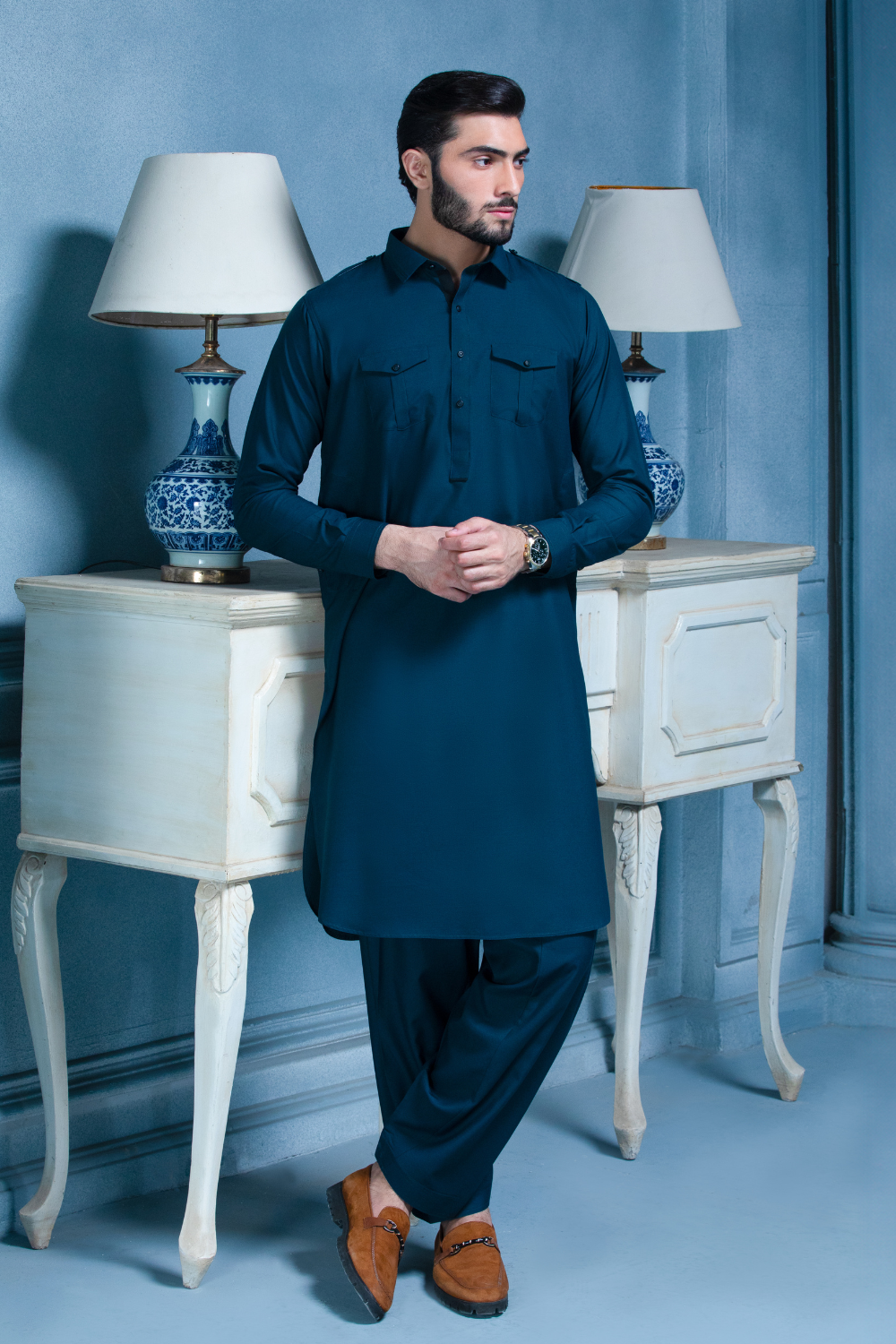 Zinc Dual Flap Designer Suit