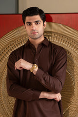 Maroon- Premium Textured Kameez Shalwar