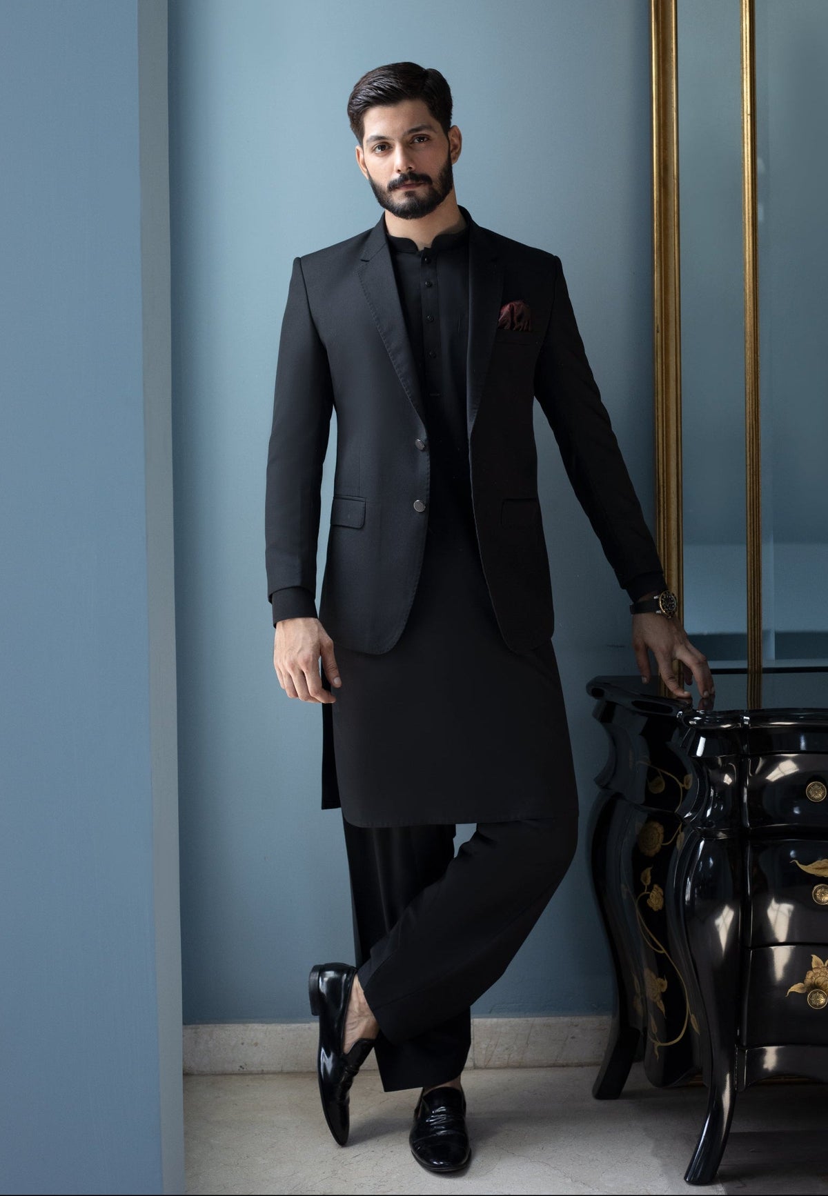 BLACK PRESIDENT SUIT