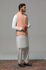 PEACH DESIGNER WAISTCOAT