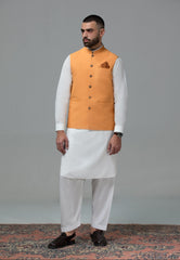 TANGERINE DESIGNER WAISTCOAT