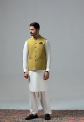 FOREST GREEN DESIGNER WAISTCOAT