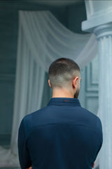 NAVY- Premium Textured Kameez Shalwar