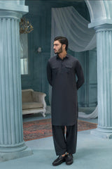 Black-Urban Crest Designer Suit