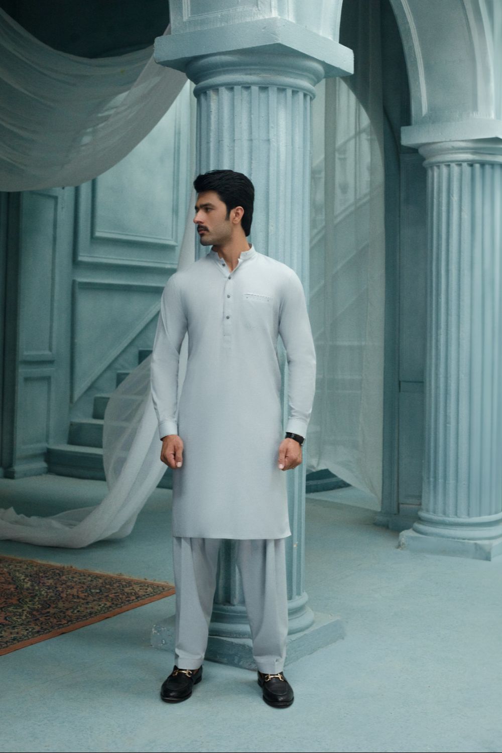 King'scraft Ban Grey Designer Suit