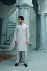 King'scraft Ban Grey Designer Suit