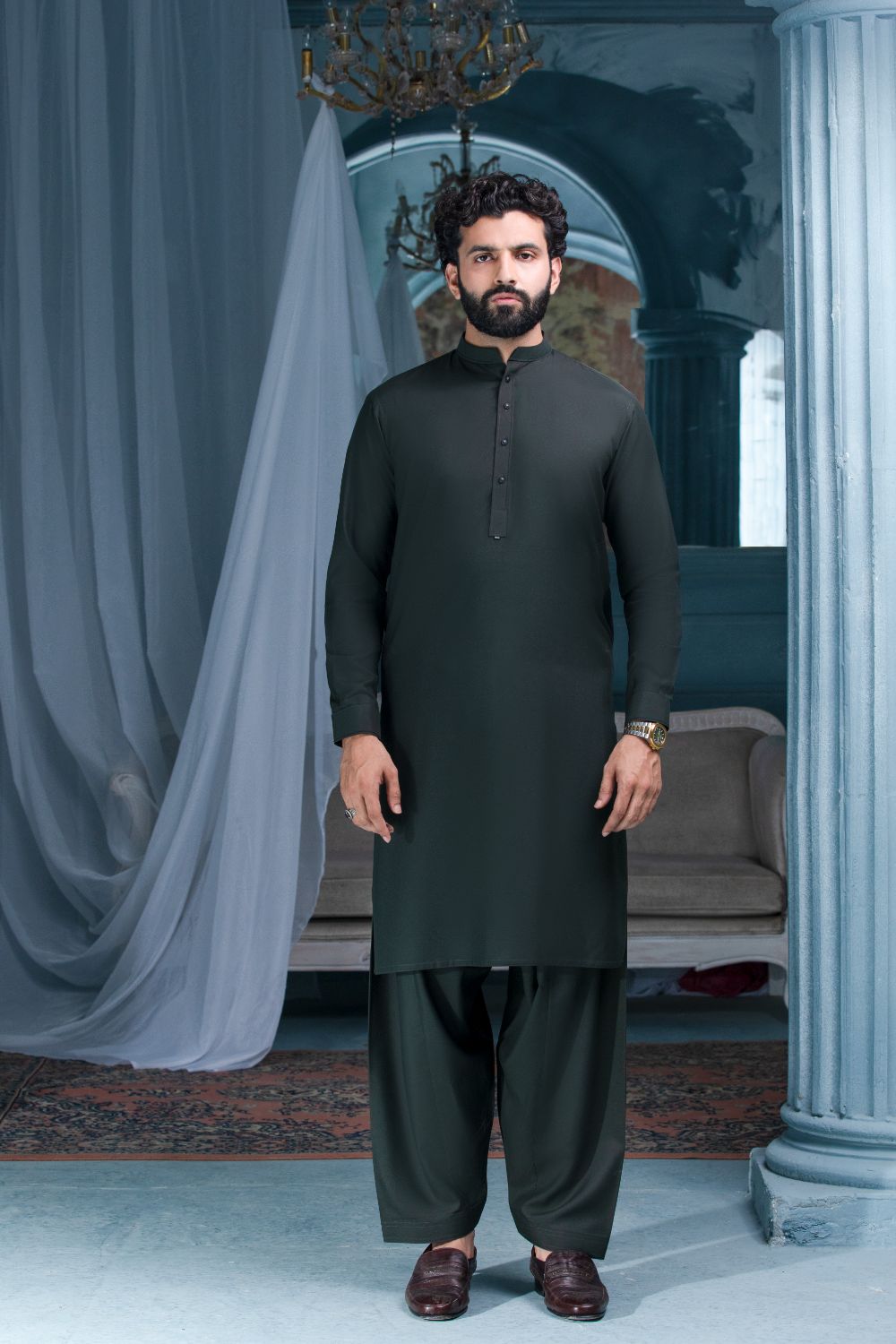Black- Prime Edit Textured Shalwar Kameez