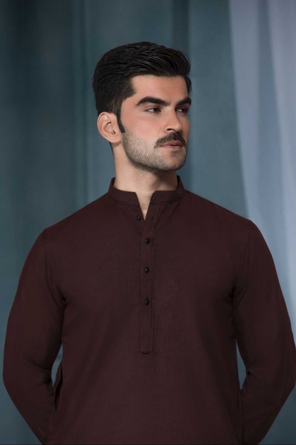Maroon-Prime Edit Textured Shalwar Kameez