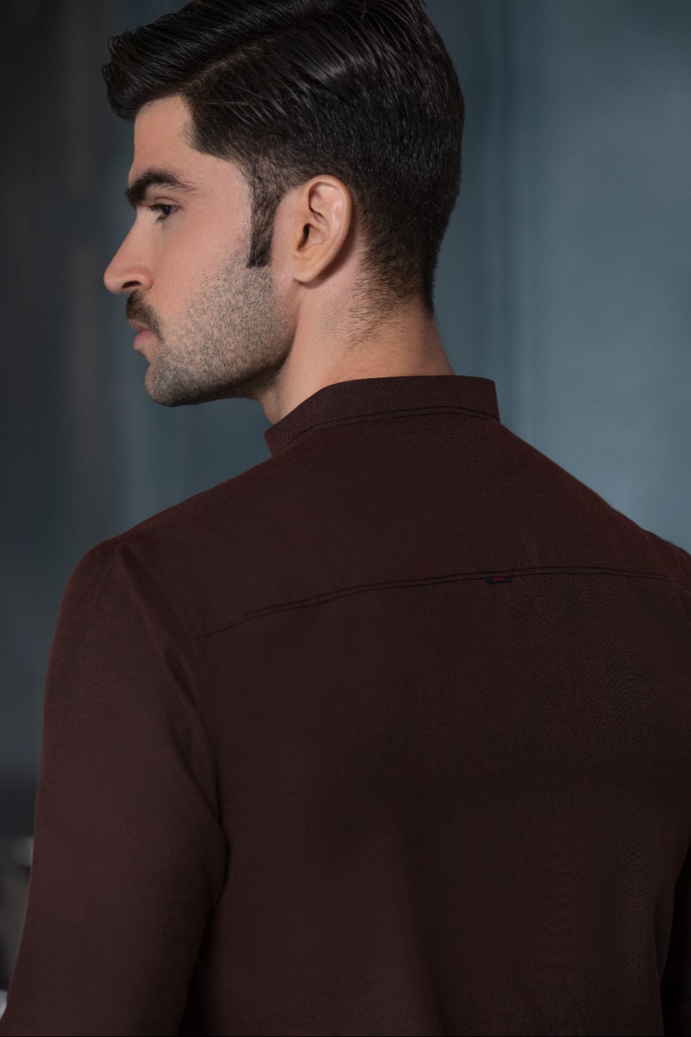 Maroon-Prime Edit Textured Shalwar Kameez