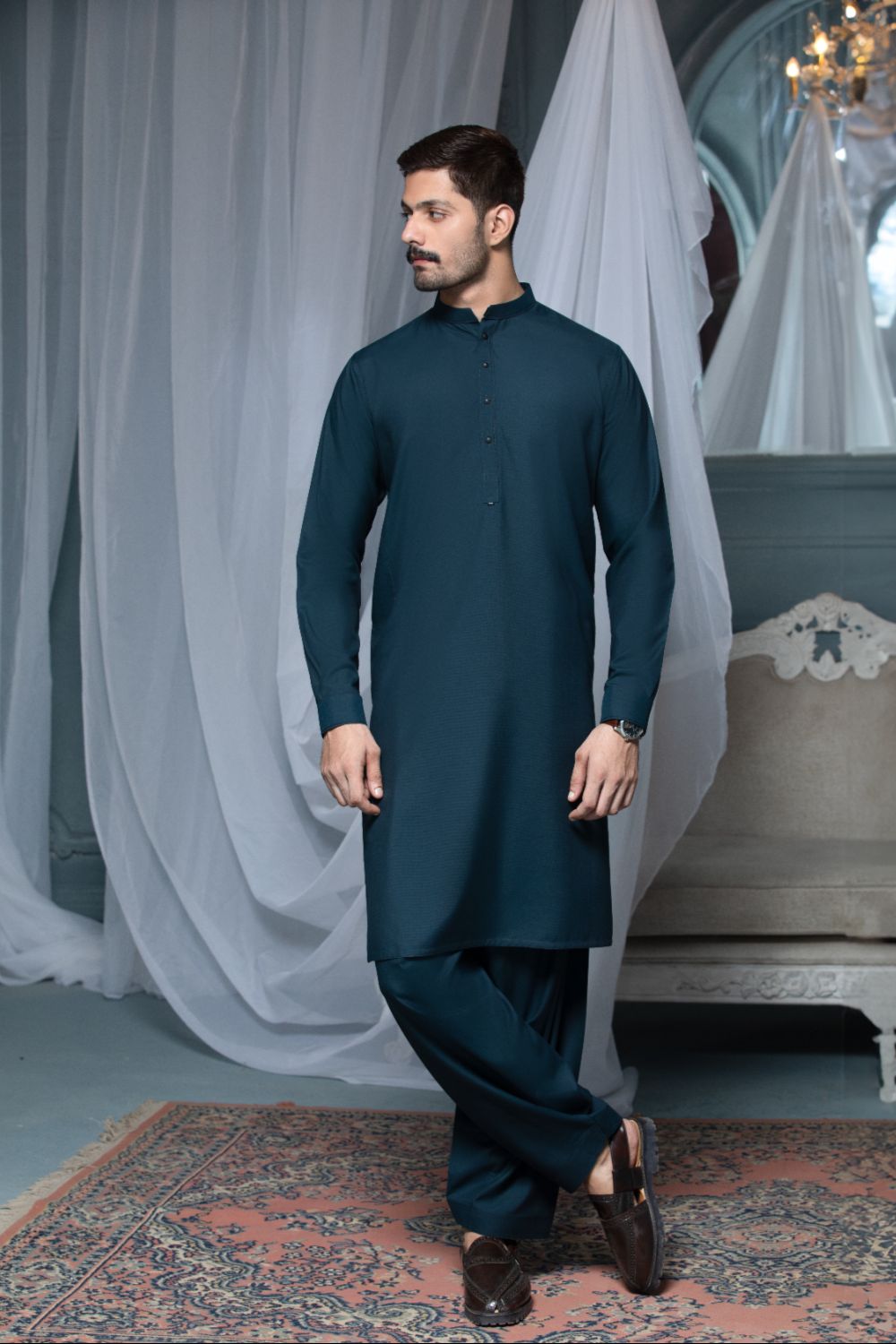 Zinc-Prime Edit Textured Shalwar Kameez