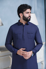 BLUE- Noble Crest Designer Suit