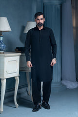 Elite Hidden Placket Collar Kameez Shalwar