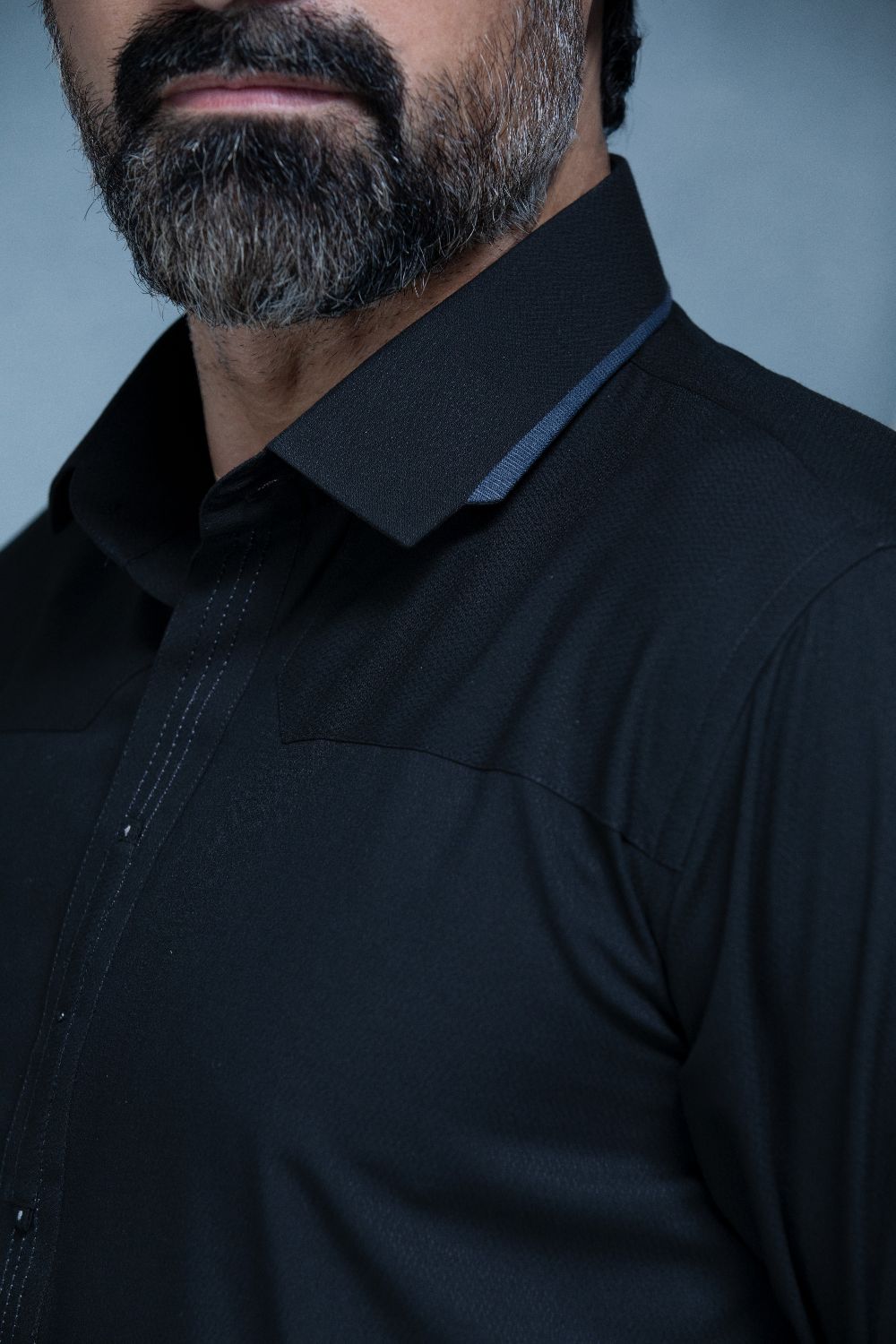 Elite Hidden Placket Collar Kameez Shalwar