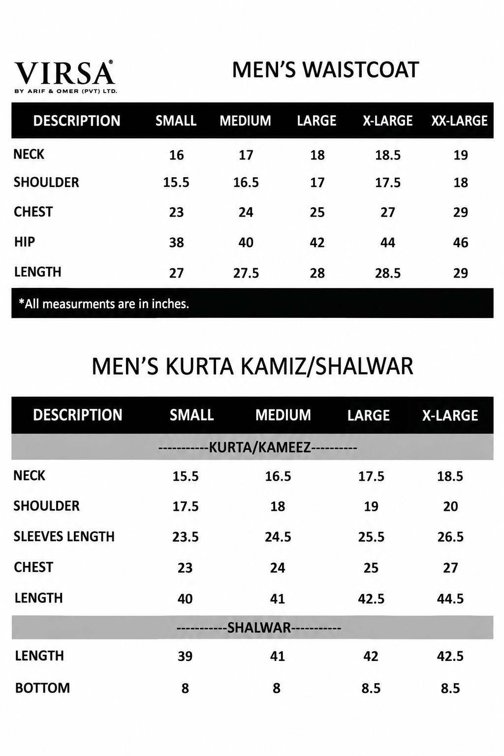 Virsa : Men's Wear